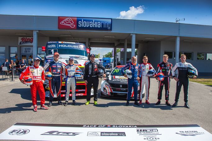 Hvězdy tahačů a WTCR před závody na Slovakia Ringu 2018