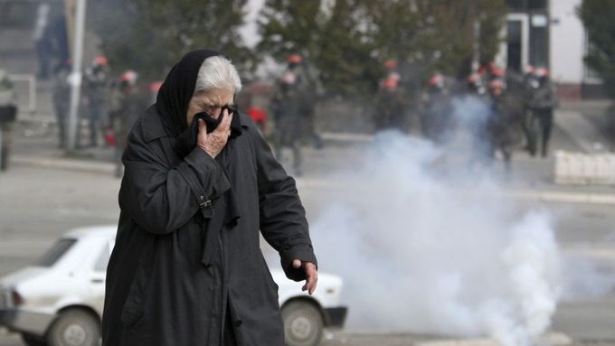 Nepokoje v Kosovu (foto z roku 2014).