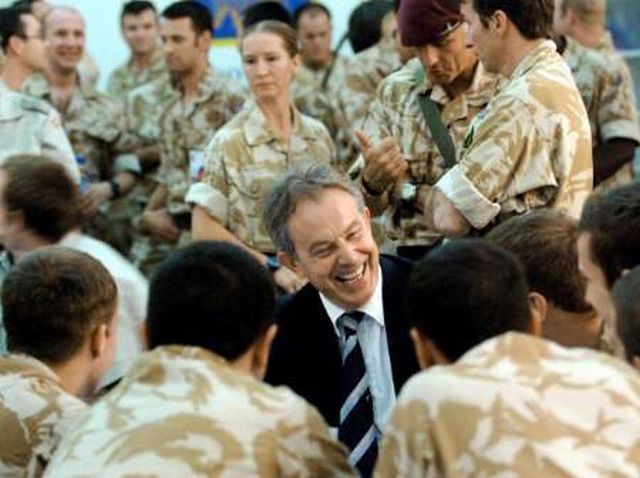 Blair Británie Irák Basra