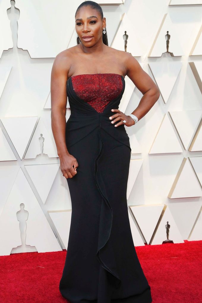 Serena Williamsová na předávání Oscarů za rok 2018