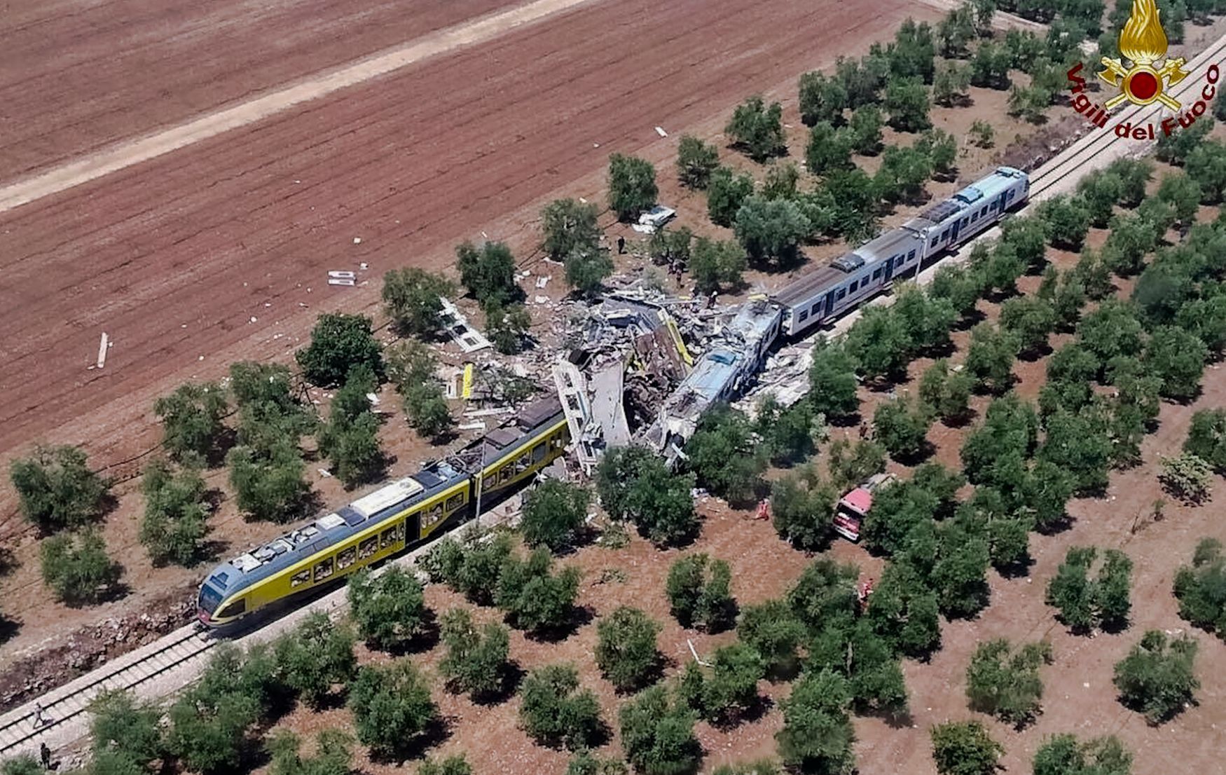 Srážka vlaků v Itálii
