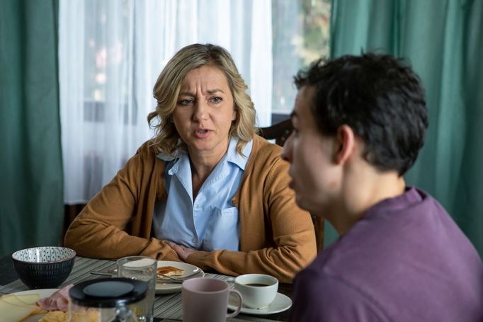 Vanda Hybnerová jako Davidova matka.