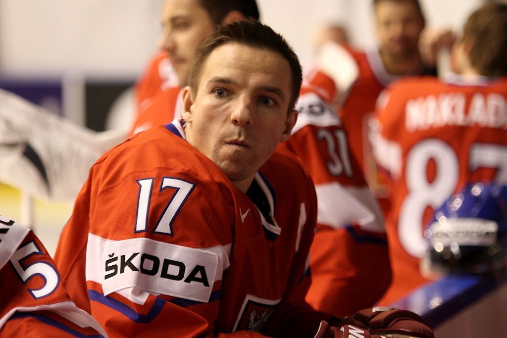 Trénink českého týmu na MS v hokeji 2013, Radim Vrbata