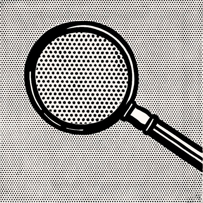 Roy Lichtenstein: Magnifying Glass, 1963