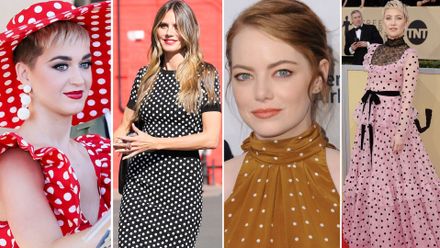 Puntíky jsou ženské, lichotivé a osvěžující. Inspirujte se u celebrit