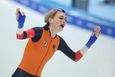 Ireen Schoutenová, vítězka závodu na 3000 metrů na olympiádě v Pekingu 2022
