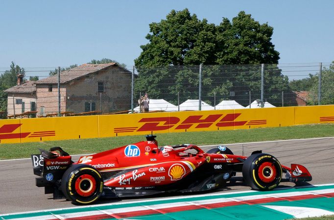 Charles Leclerc, Ferrari v kvalifikaci na VC Emilia Romagna F1 2024