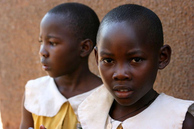 Uganda - Ugandské školačky