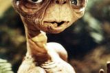 Záběr z natáčení filmu E.T. - Mimozemšťan z roku 1982.