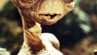 Záběr z natáčení filmu E.T. - Mimozemšťan z roku 1982.