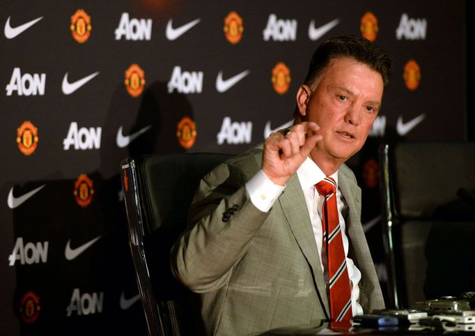 Nový kouč Manchesteru United Louis van Gaal.