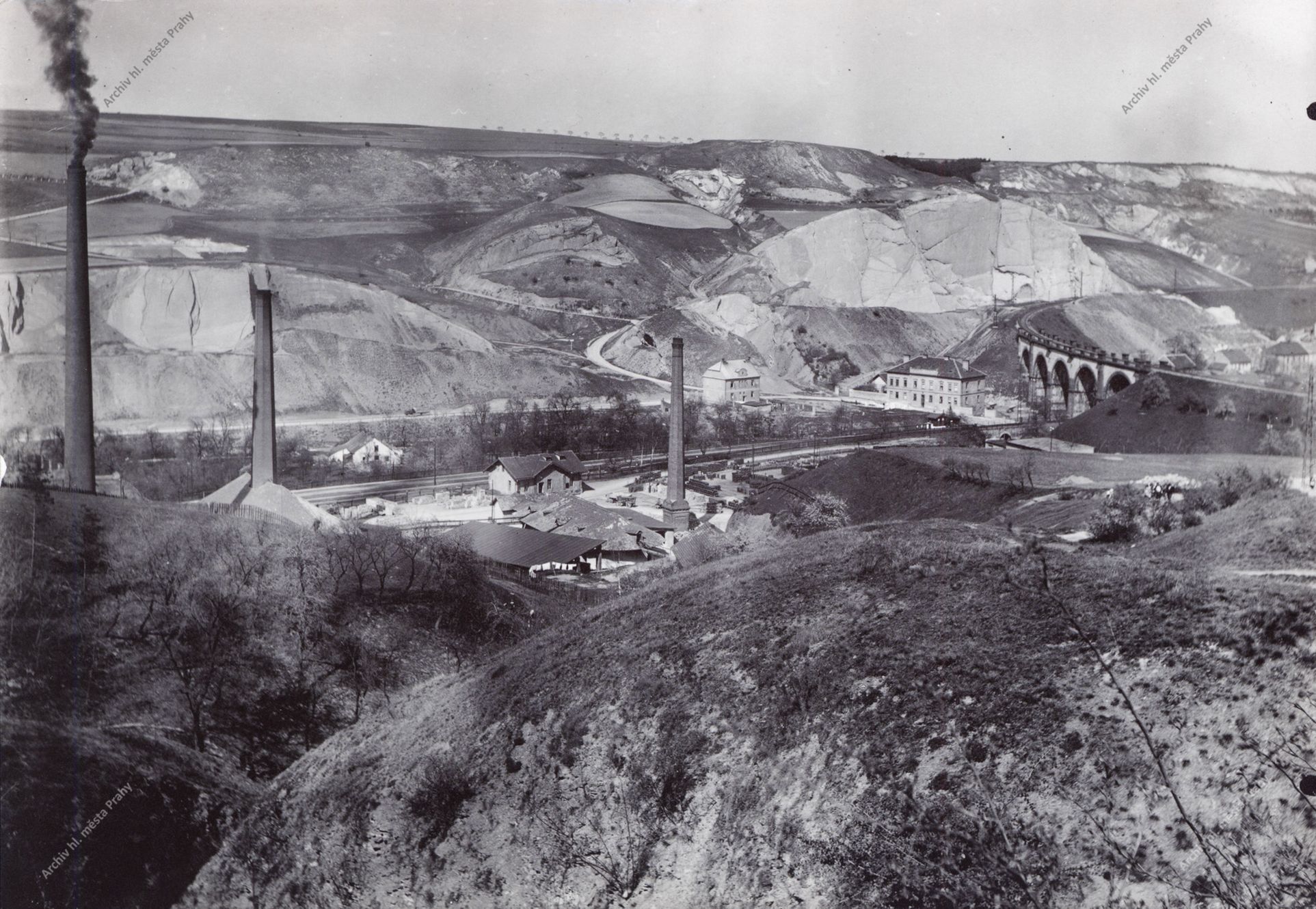 Pražský Semmering, Smíchov, Historie, železnice