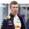 Red Bull Formula One driver Daniil Kvyat of Russia arrives for a photo session before the Australia Formula One Grand Prix, at Melbourne's Albert Park Track