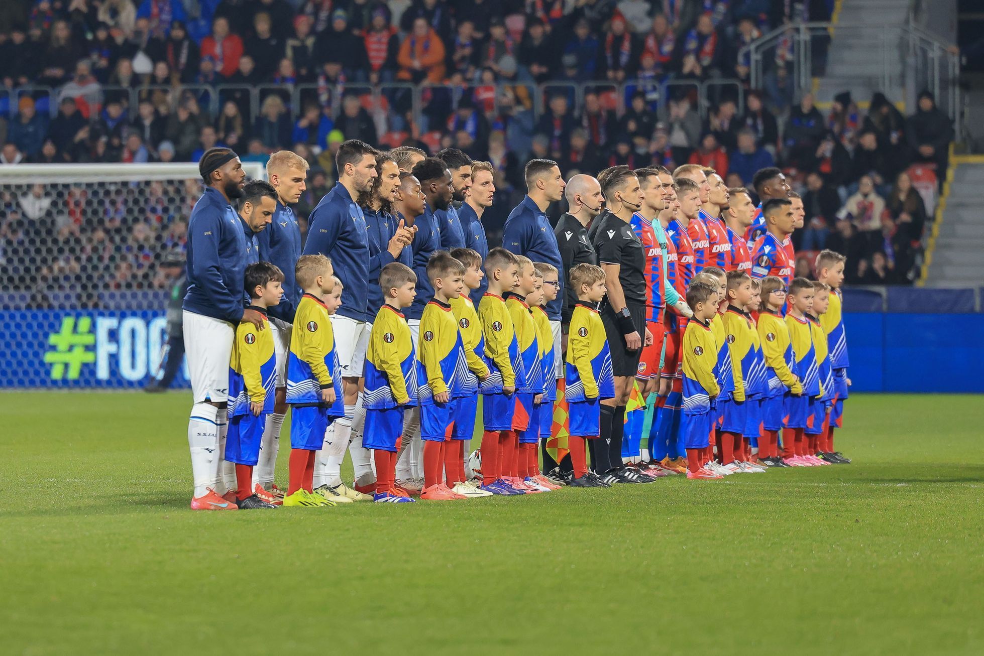 Oba týmy před zápasem EL Viktora Plzeň - Lazio