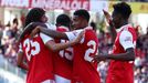 Soccer Football - Pre Season Friendly - 1. FC Nuremberg v Arsenal - Max-Morlock-Stadion, Nuremberg, Germany - July 8, 2022  Arsenal's Mohamed Elneny celebrates scoring th