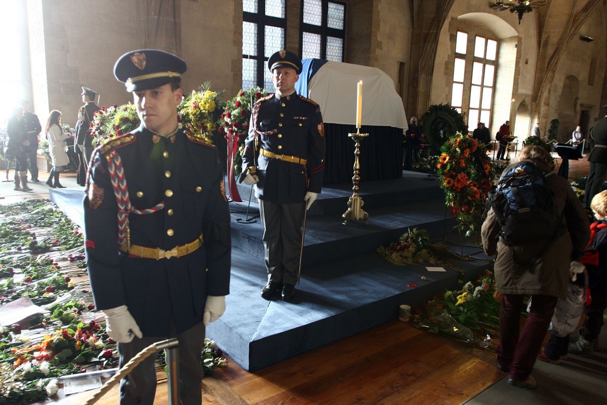 Rozloučení s Václavem Havlem ve Vladislavském sále