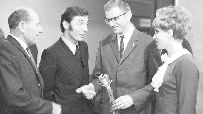 Emil Zátopek, Karel Gott, Jan Kůrka a Bohumila Řešátková