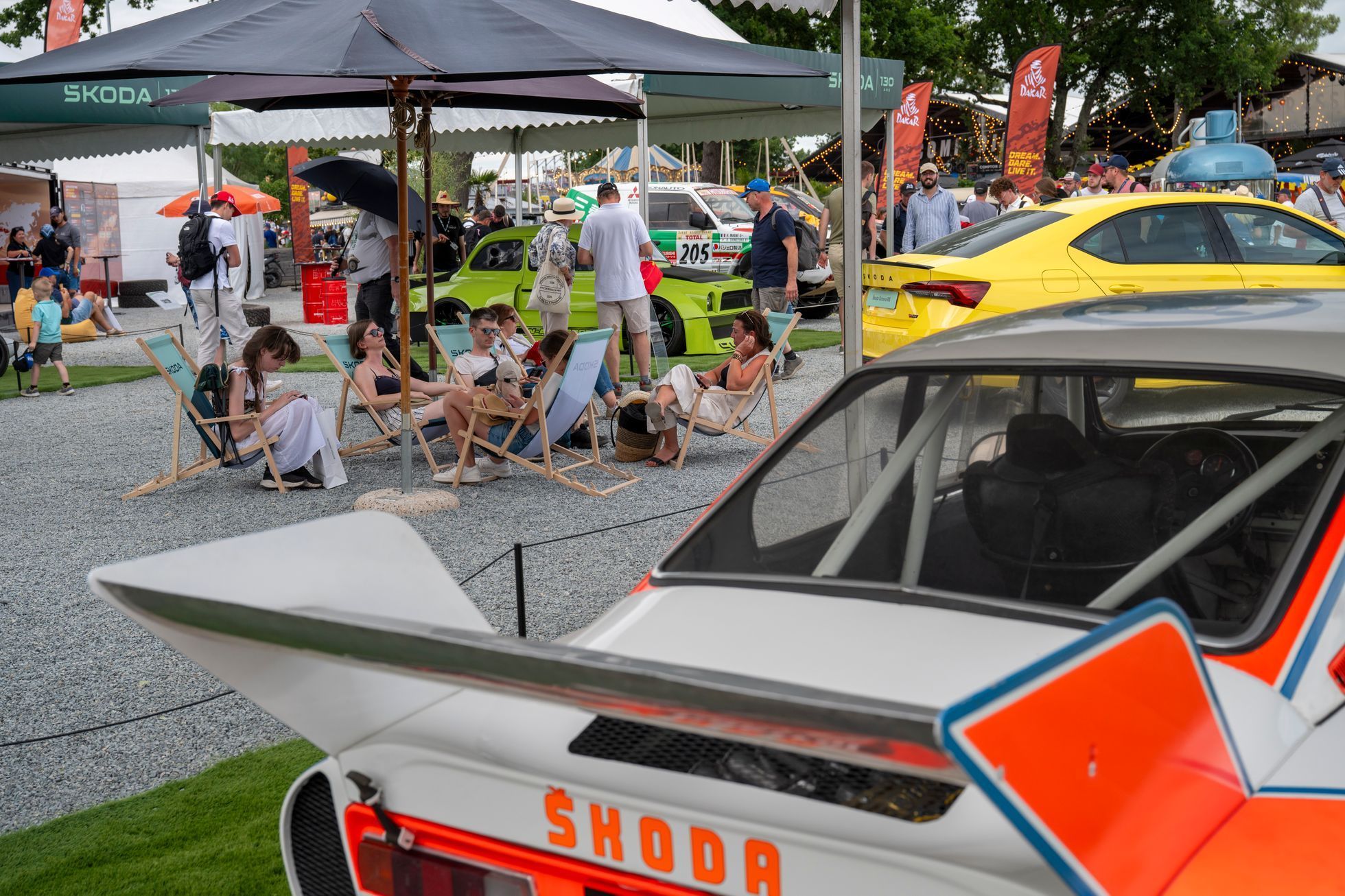 Le Mans Classic 2025 stánek Škoda