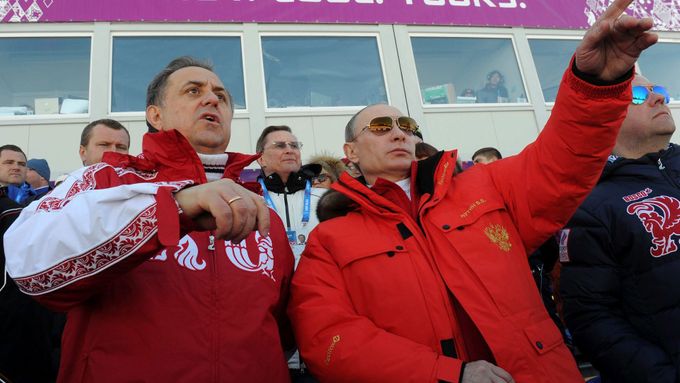 Vladimír Putin na hrách v Soči