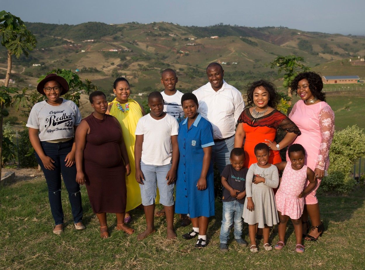 Musa Mseleku a jeho rodina