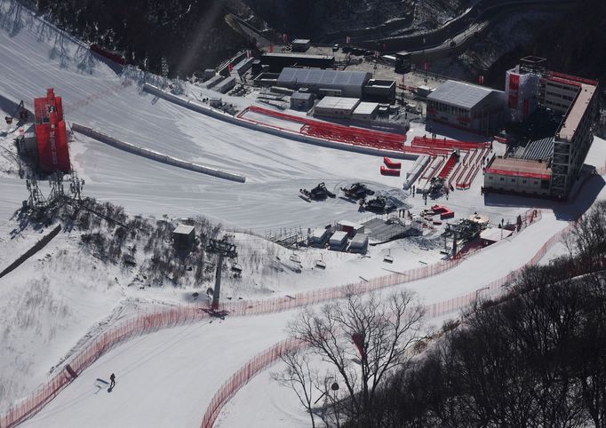 Sportoviště ZOH 2022: Národní centrum sjezdového lyžování (areál v Sia-chaj-tchuo)