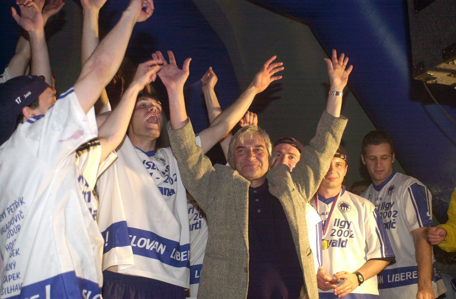 Liberecké oslavy titulu v roce 2002: Johana, Škorpl