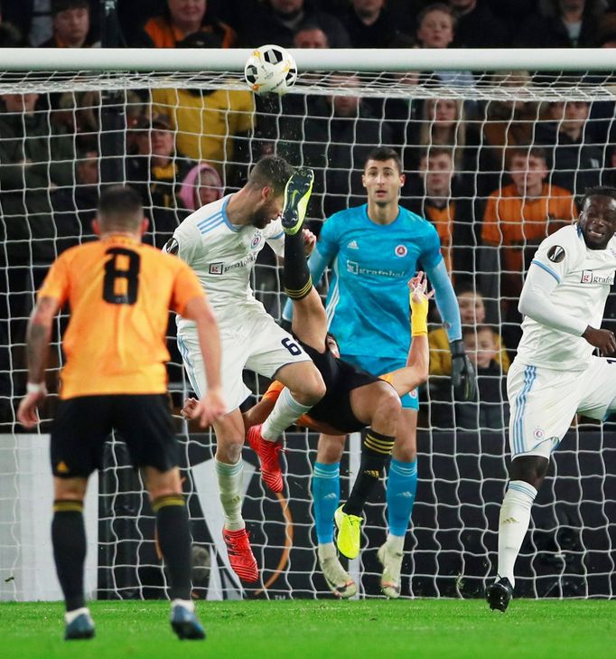 Soccer Football - Europa League - Group L - Wolverhampton Wanderers v Slovan Bratislava - Molineux Stadium, Wolverhampton, Britain - November 7, 2019  Slovan Bratislava's