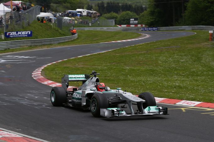 Michael Schumacher na Nordschleife, formule 1 Mercedes