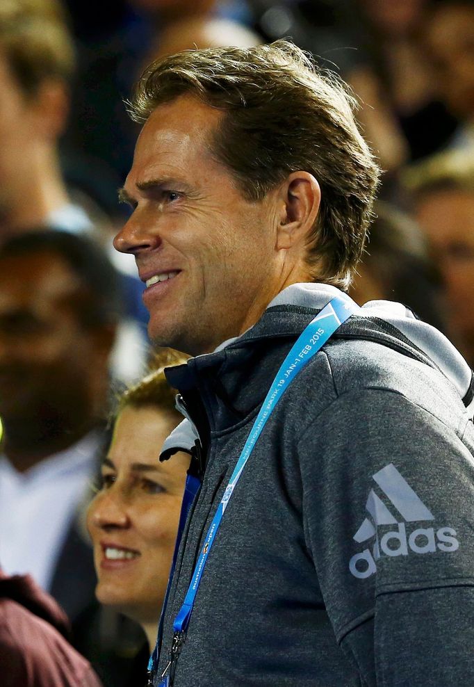 Australian Open 2015: Mirka Federorová a kouče Roegra Federera Stefan Edberg