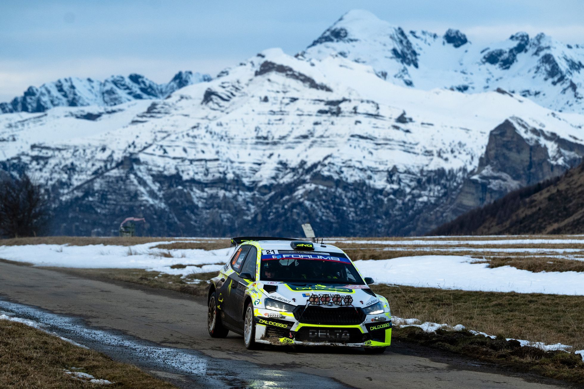 Rallye Monte Carlo 2025: Nikolaj Grjazin, Škoda