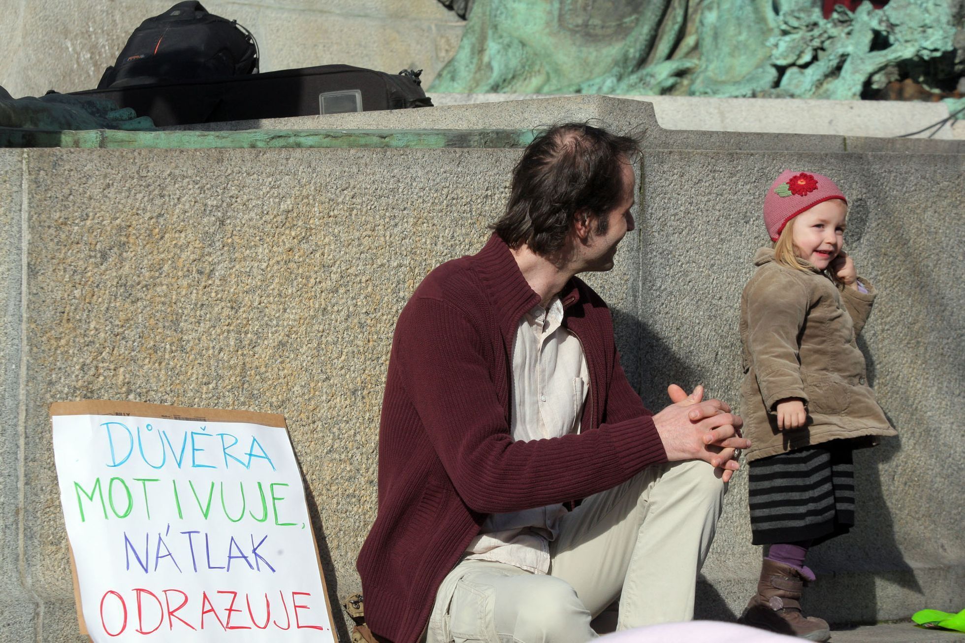Demonstrace proti povinnému očkování