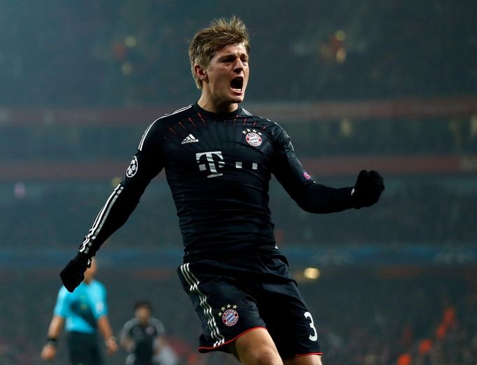 Fotbal, Liga mistrů Arsenal - Bayern: Toni Kroos