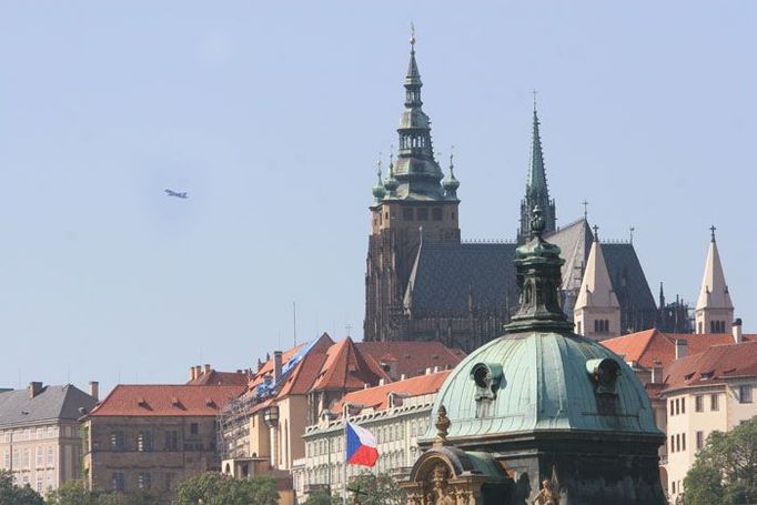 Navzdory hrozbám - Praha zůstala poklidným městem.