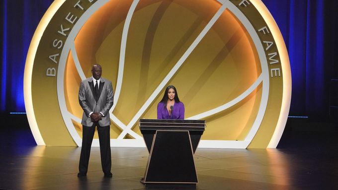 Proslov Vanessy Bryantové při uvedení Kobeho Bryanta do basketbalové Síně slávy.
