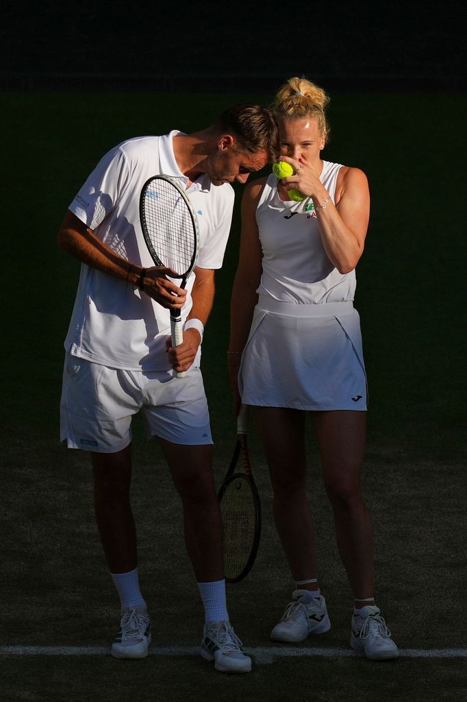 Kateřina Siniaková a Sem Verbeek, Wimbledon 2025