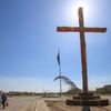 Opuštěné křesťanské město Karakoš (Al-Hamdaniya) v Iráku, vypálené Islámským státem