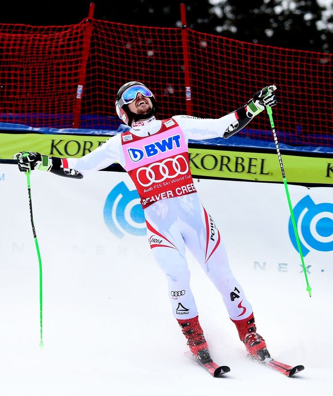 Marcel Hirscher po vítězství v Beaver Creeku