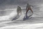 OH 2018, alpské lyžování, obří slalom žen, počasí