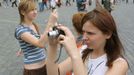 Přítomní turisté nevěděli, co dřív fotografovat.