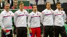 DC ČR-Nizozemsko: Jaroslav Navrátil, Tomáš Berdych, Radek Štěpánek, Lukáš Rosol a Jiří Veselý