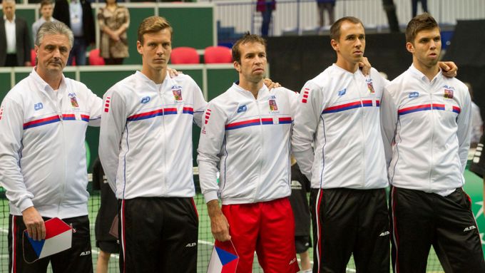 Při absenci Tomáše Berdycha se bude český tým ve čtvrtfinále Davis Cupu v Japonsku opírat především o Lukáše Rosola s Radkem Štěpánkem.