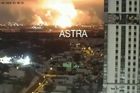V ruském Lipecku hořelo v ocelárně, požár způsobil nálet dronů