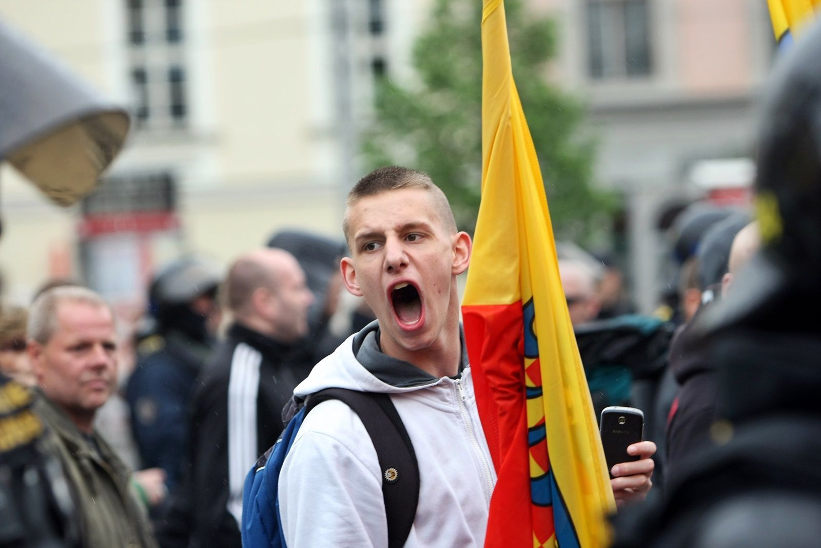 Brno blokovalo pochod neonacistů - finální foto