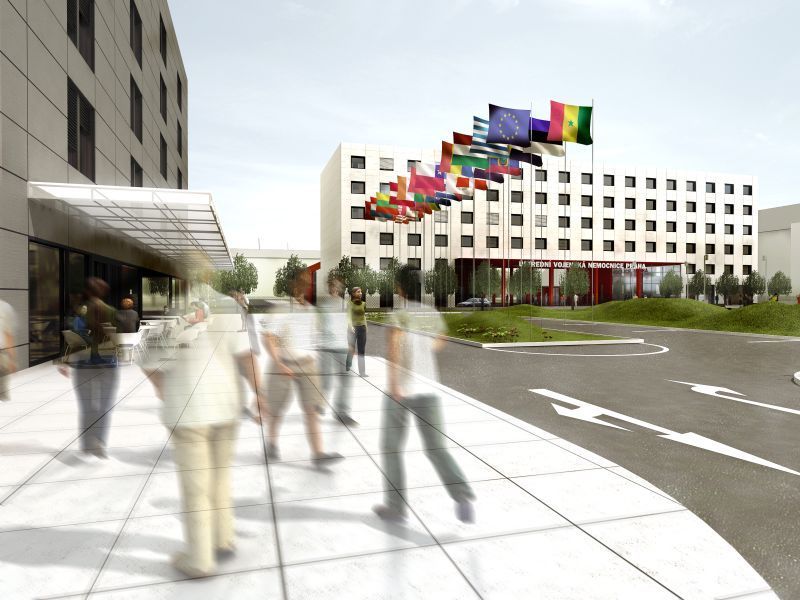 Nový hotel ve vojenské nemocnici