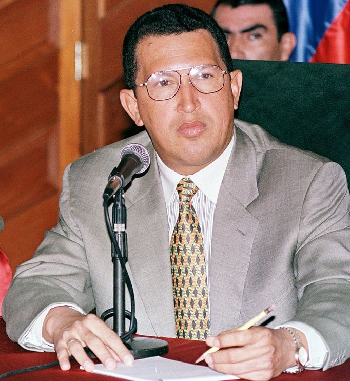 Hugo Chávez v roce 1999.