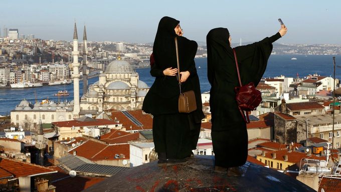 Muslimské ženy v Istanbulu