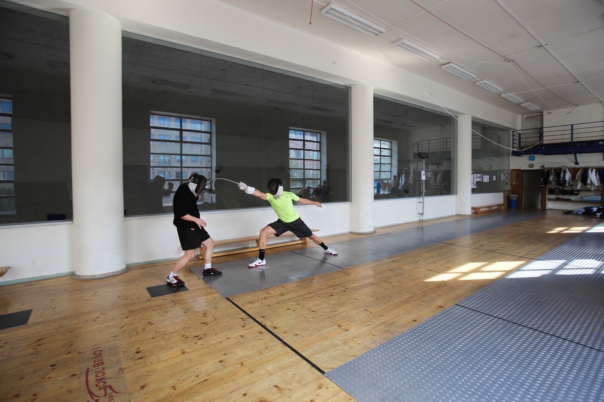 Fleretista Alexander Choupenitch v tréninku na olympiádu do Ria