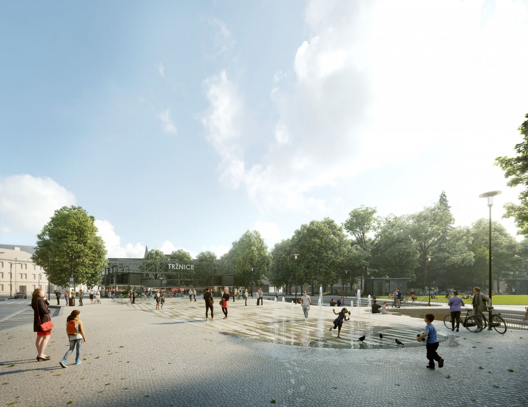 Senovážné náměstí Budějovice