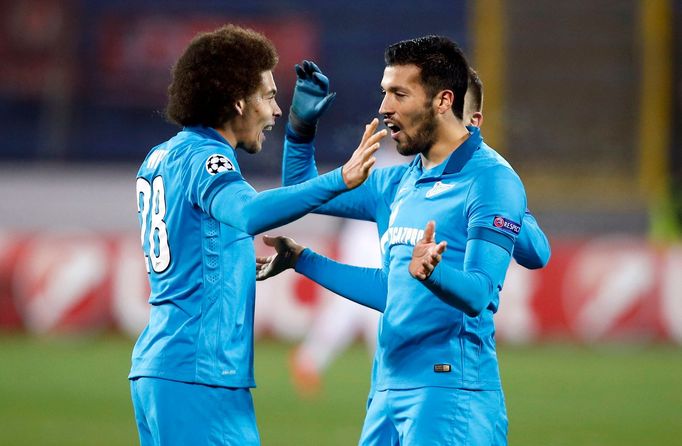 Radost Zenitu Petrohrad (Axel Witsel a Ezequiel Garay)