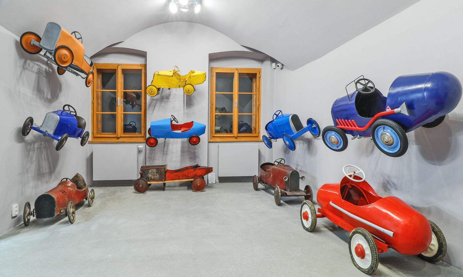 Pedal Planet muzeum šlapacích autíček